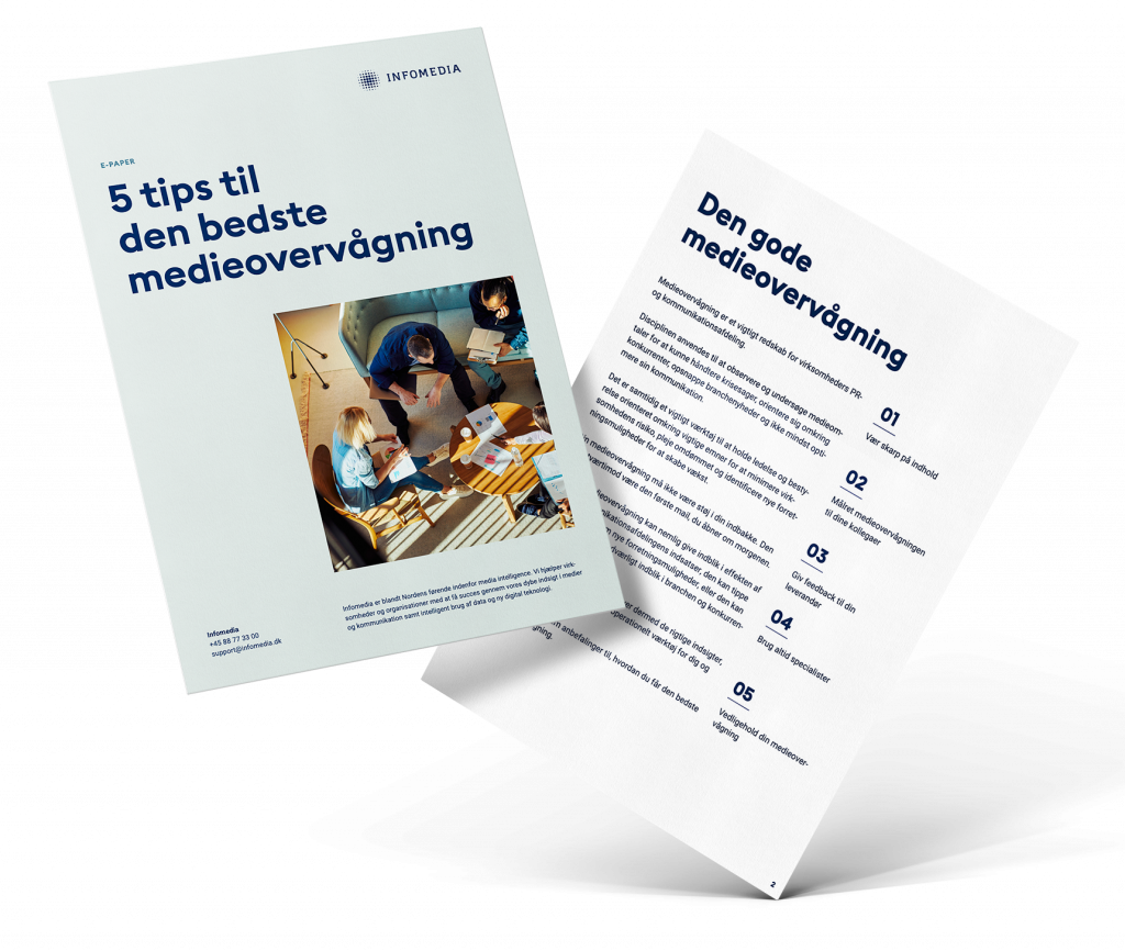 E-paper med 5 tips til den bedste medieovervågning