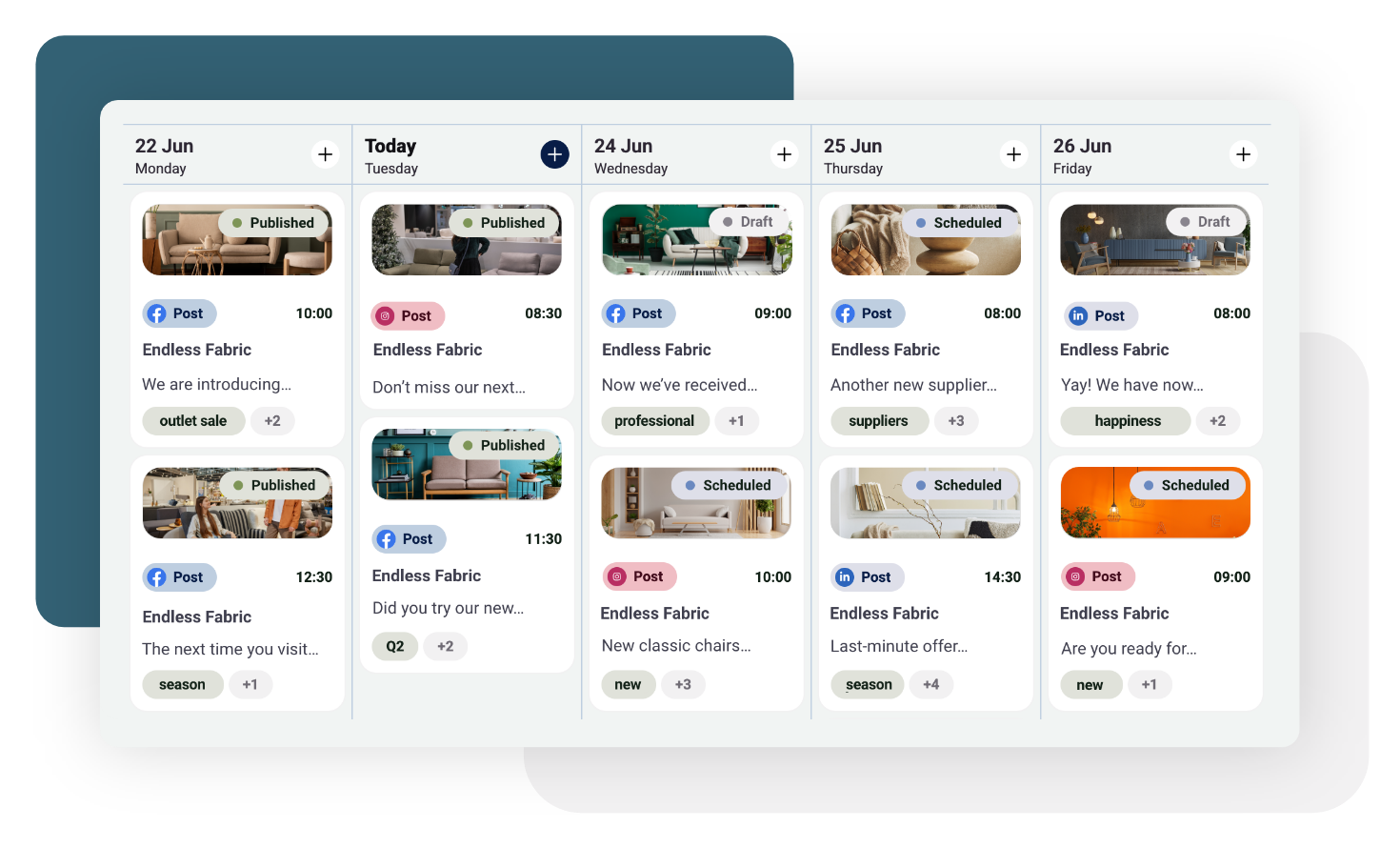 publish calendar overview